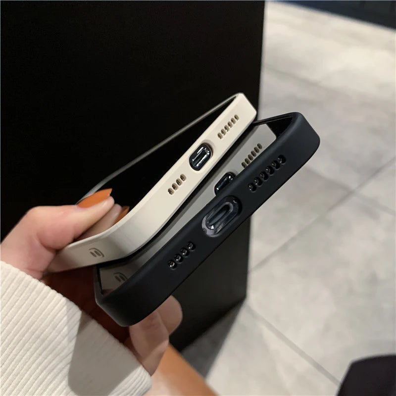 【カスタムシリーズ】ハート付き 名入れOK レザー調 スマホケース|iPhone対応 #250323