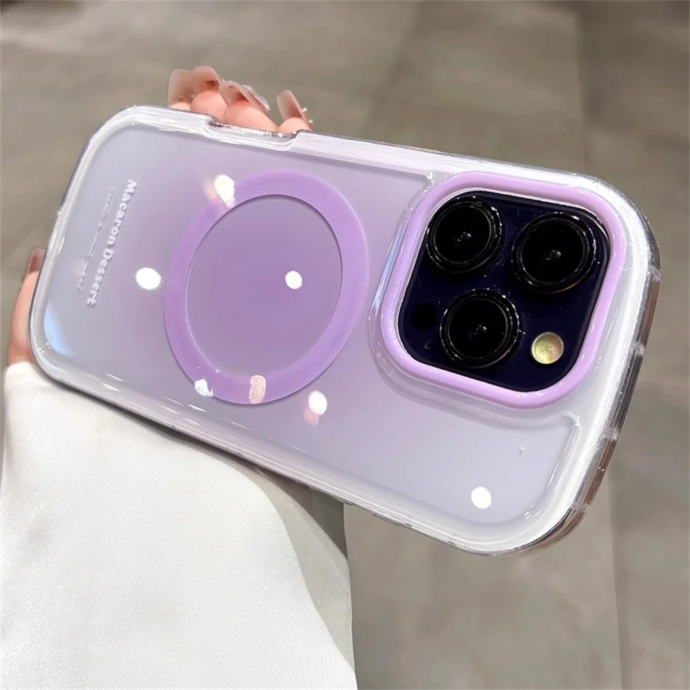 【Magnet内蔵】ふんわりチーク 滲み グラデデザイン パステルカラー|iPhone対応 #260125