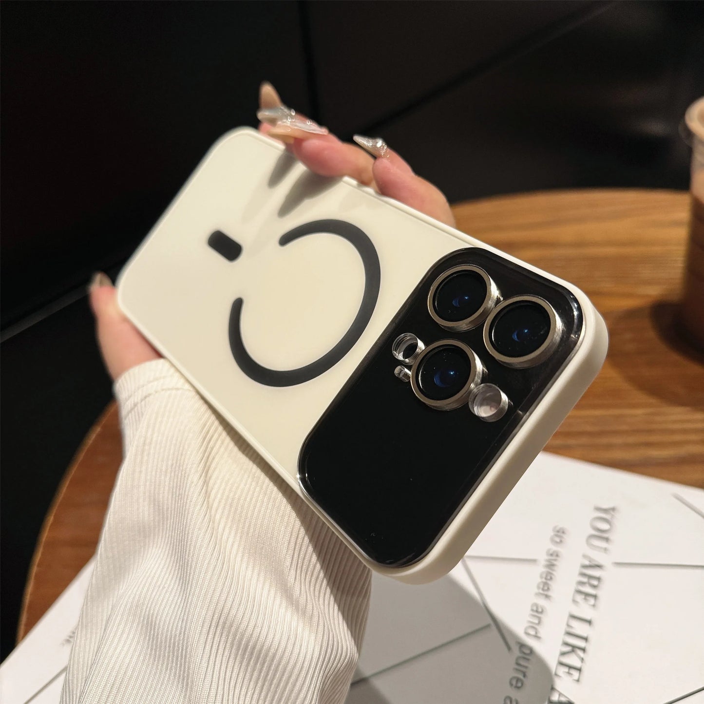 【ワイヤレス充電対応シリーズ】 シンプルおしゃれ マット スマホケース|iPhone対応 #251104