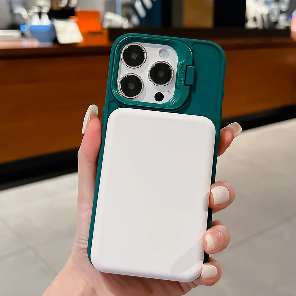 【Magsafe対応】耐衝撃 スタンド付き シリコン スマホケース おしゃれカラー TPU+PC ハイブリッドリング付きカバー #250404