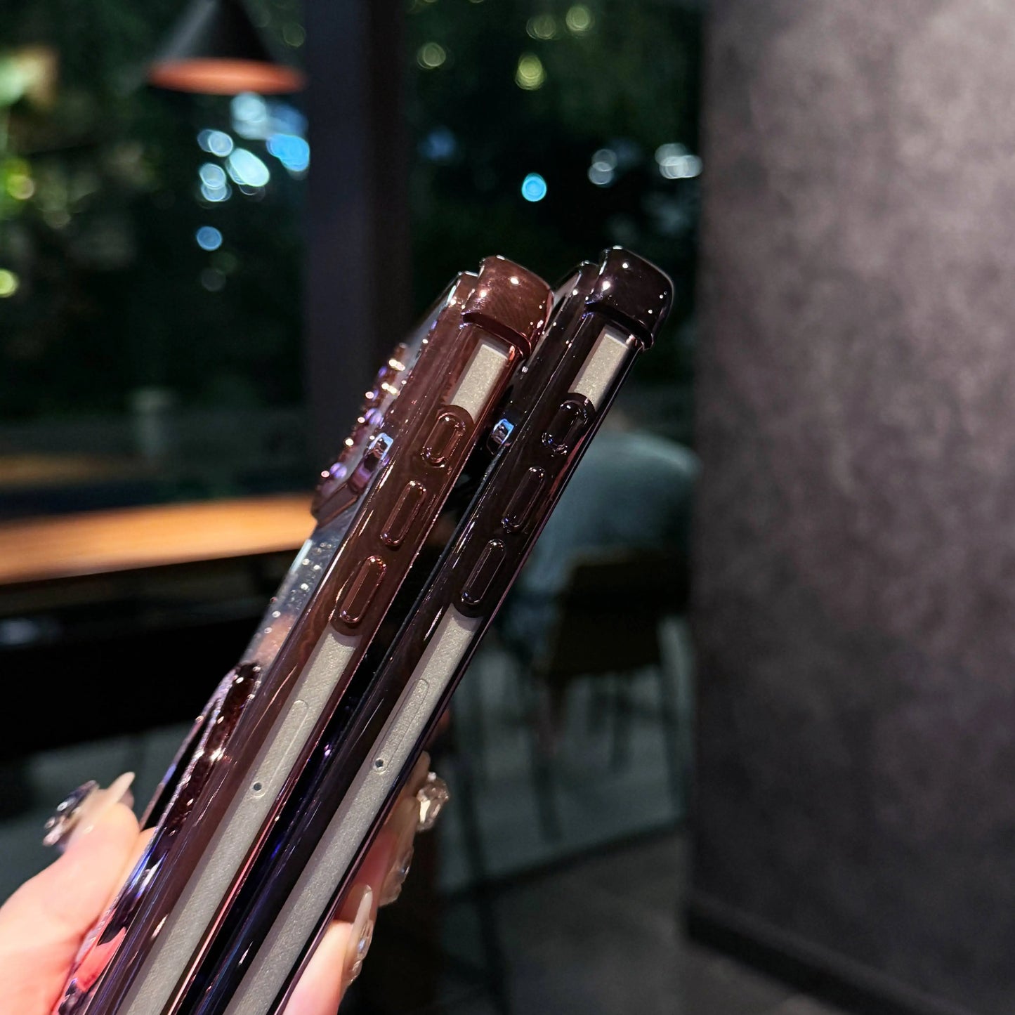 【グリッターシリーズ】キラキララメ&リングスタンド付き 高級感スマホケース|iPhone対応 #251119