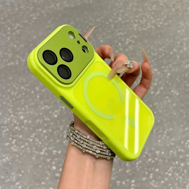 Magnet対応 カメラカバー付き iPhoneケース|スライド式レンズ保護 #240116