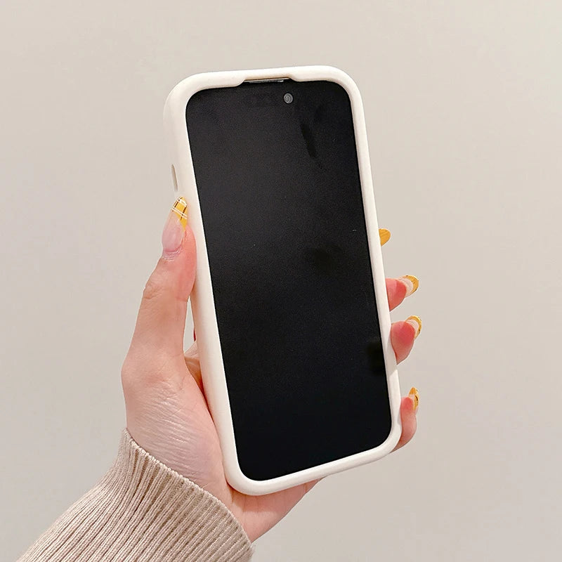 【フルーツシリーズ】立体さくらんぼ&リボンデザイン スマホケース|iPhone対応 #250827