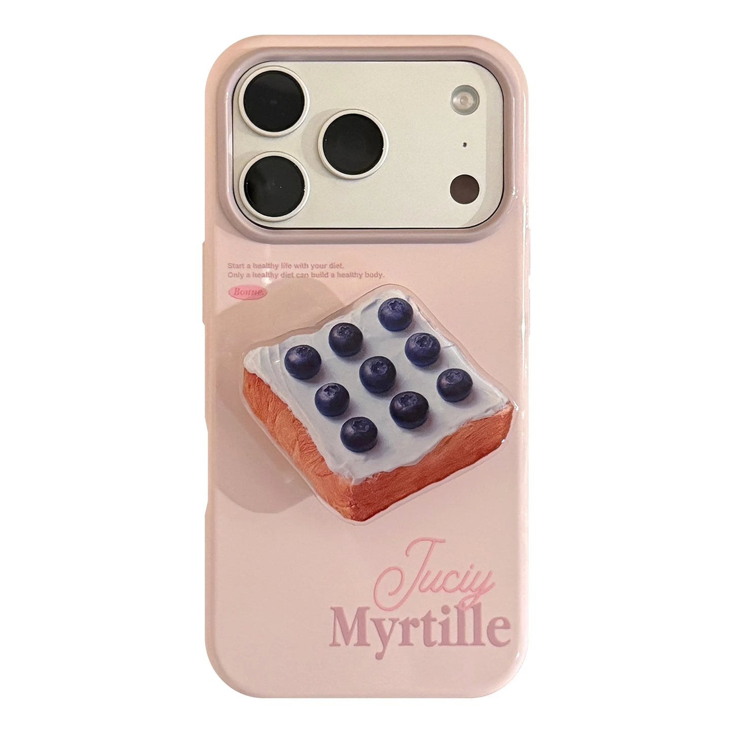 スイーツグリップ付き iPhoneケース|立体デザイン スマホケース パン・ベーグル・ドーナツ・デニッシュ #260072