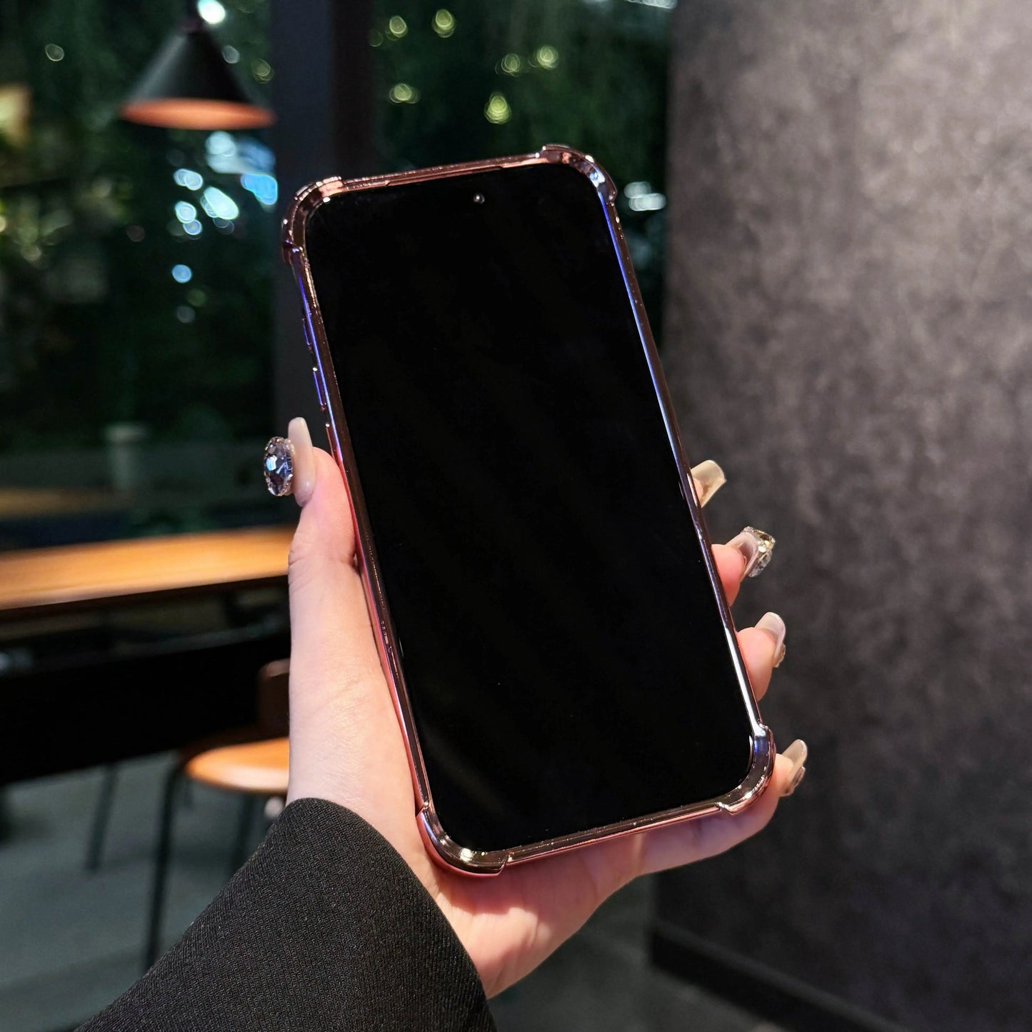 【グリッターシリーズ】キラキララメ&リングスタンド付き 高級感スマホケース|iPhone対応 #251119