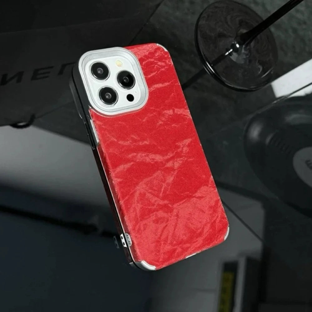 【ベルベット調】ツヤ消し 上品 ベロア メタルフレーム スマホケース|iPhone対応 #250913