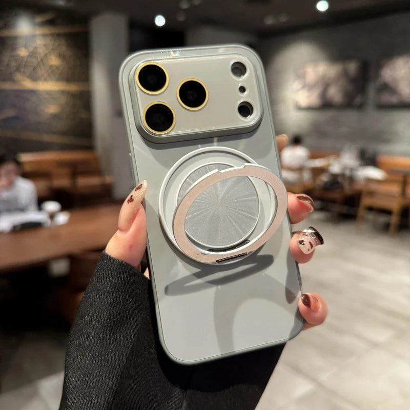 ラディアルリング スマホケース|放射デザイン・折りたたみリング一体型 iPhoneケース #240407