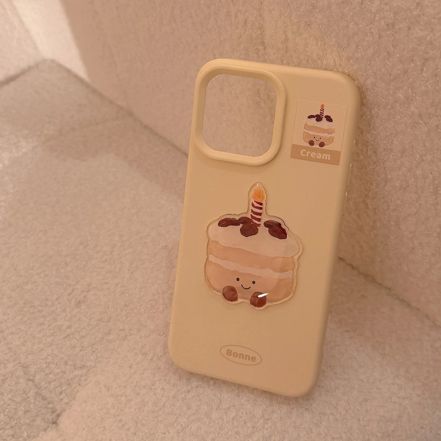 【スイーツシリーズ】キュートケーキデザイン スマホケース|iPhone対応 #250822