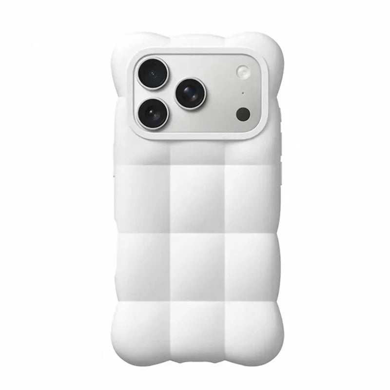 ぷっくり立体デザイン iPhoneケース 全3色 ポップ・パステル・キュート #261149