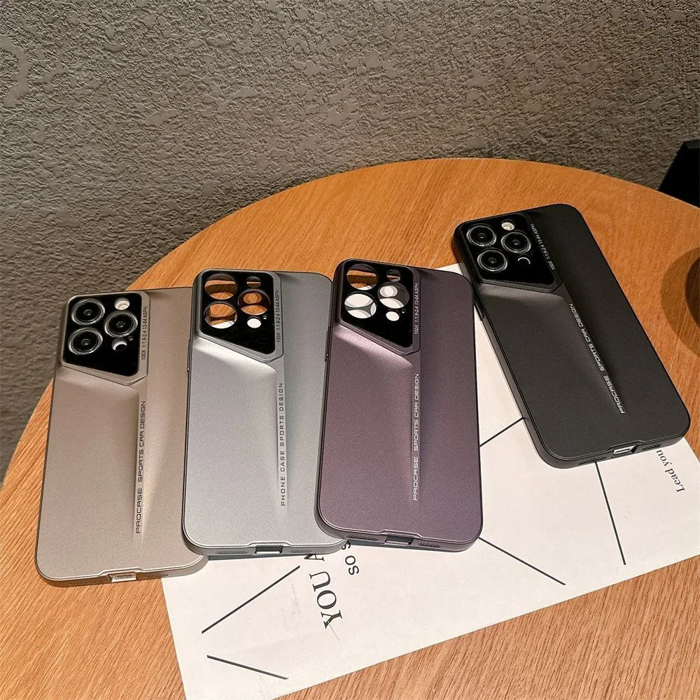 【スポーツカーシルエット】モダン マットデザイン 耐衝撃 スマホケース|iPhone対応 #250413