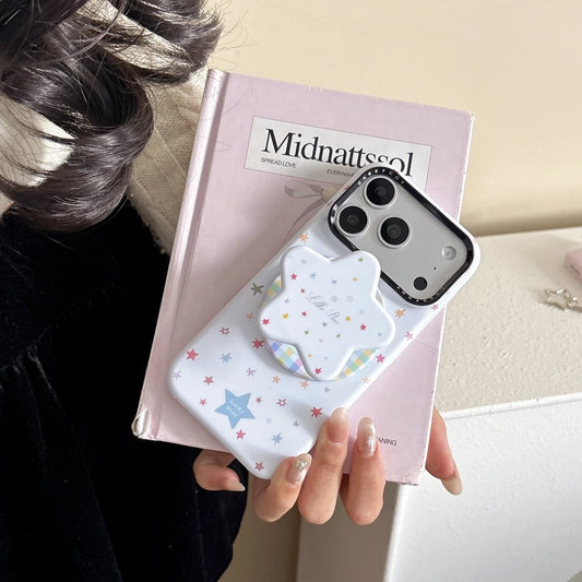 スターポップ グリップ付き iPhoneケース|ポップデザイン・マグネット内蔵 #231227