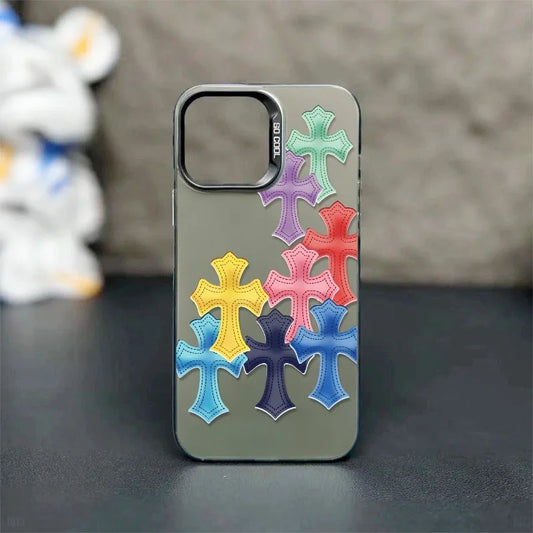 カラフルクロス パッチワークデザイン|iPhone対応 #260123