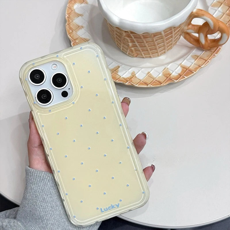 【プチドット】パステルカラー グロススマホケース|iPhone対応 #250801