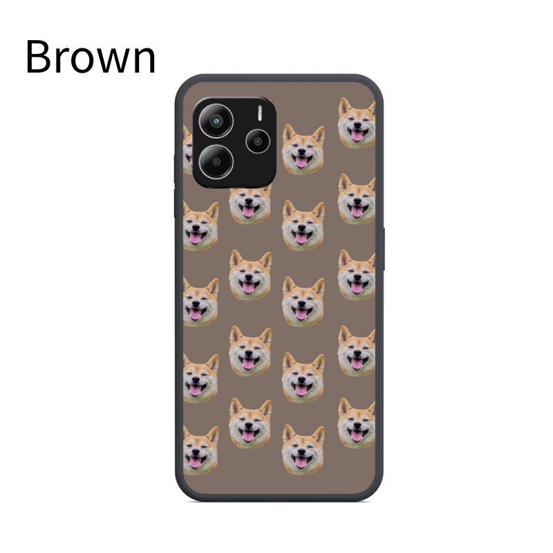 【ウチのコCASE】写真から作れる 総柄カスタム iPhoneケース｜オリジナルペットデザイン #260112