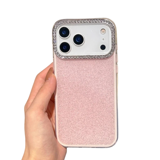 【キラキラシリーズ】ラインストーン付きグリッター スマホケース｜iPhone対応 #251116