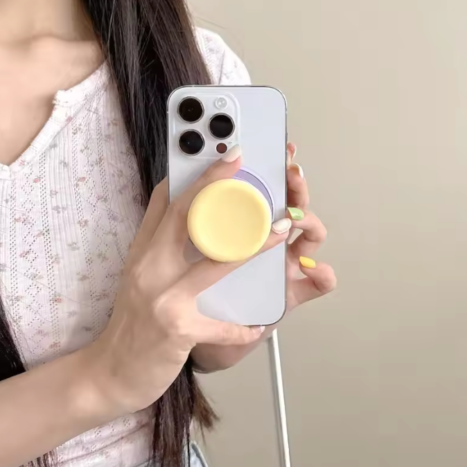 【スマホグリップ】ソリッドカラー シンプル スマホグリップ｜Magnet対応 #241030