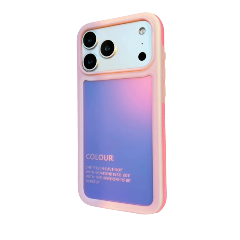 【ネオン メタリック カラー】ラバーフレーム スマホケース｜iPhone対応 #250128