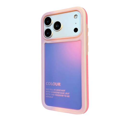 【ネオン メタリック カラー】ラバーフレーム スマホケース｜iPhone対応 #250128