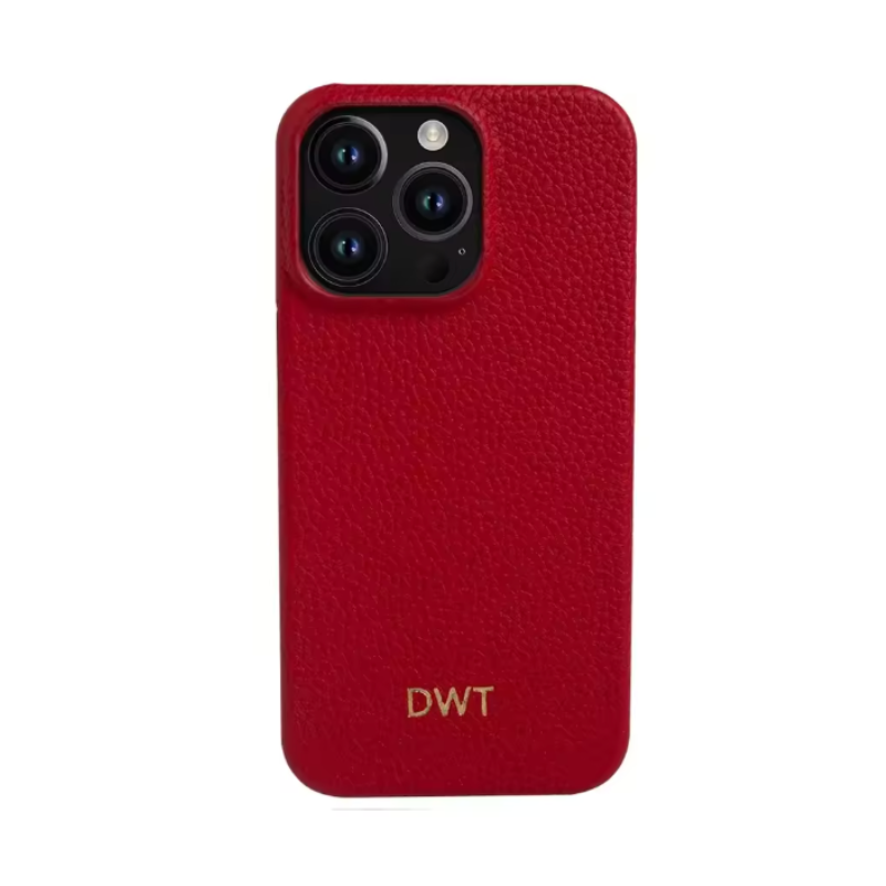 【本革シリーズ】名入れカスタム レザーiPhoneケース｜イニシャル刻印対応｜iPhone対応 #241012