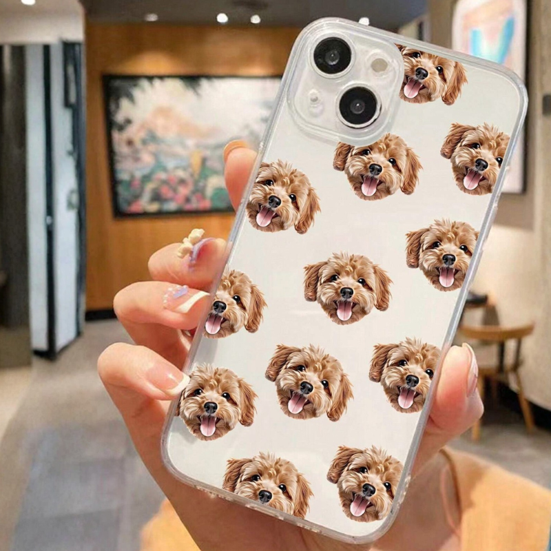 【ウチのコCASE】写真から作れる 総柄カスタム iPhoneケース｜オリジナルペットデザイン #260112