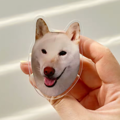 【ウチのコCASE】ペット写真から作れる オーダーメイド スマホグリップ｜シールタイプ iPhoneケース #260111