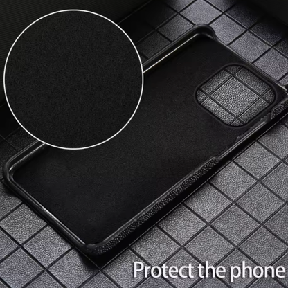 【本革シリーズ】スティングレイ エイ革 プレミアム バックカバー｜iPhone対応 #240919