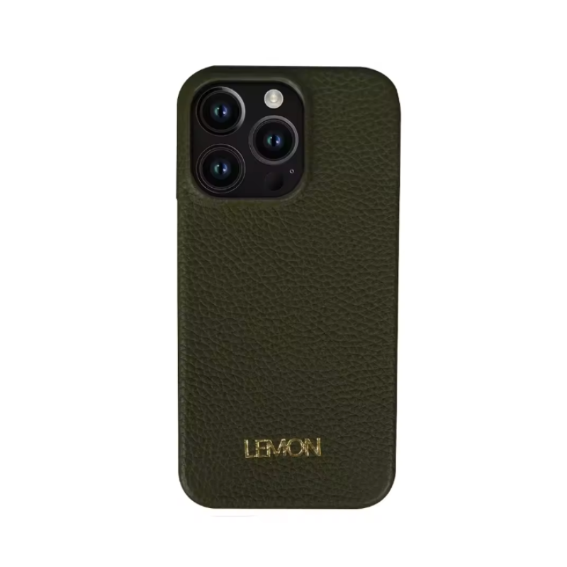 【本革シリーズ】名入れカスタム レザーiPhoneケース｜イニシャル刻印対応｜iPhone対応 #241012