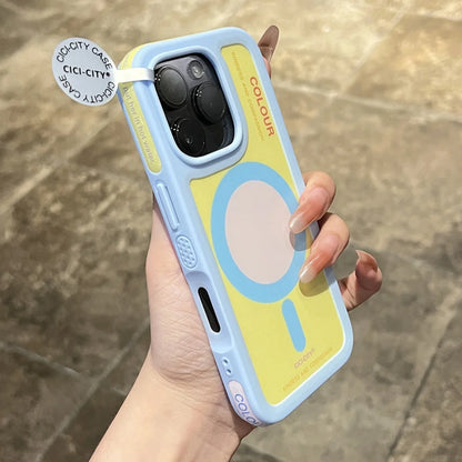 【ポップシリーズ】カラフル幾何学デザイン ポップカラー スマホケース｜iPhone対応 #251030