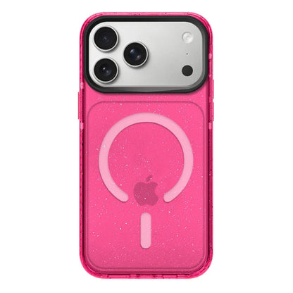 カラフル ネオンカラー ラメ入り 透明 iPhoneケース｜Magnet内蔵 #260516