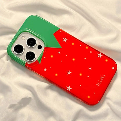 【ぷちぷち吸盤プッシュ】ストロベリー いちごデザイン×プッシュポップ スマホケース｜iPhone対応 #250313