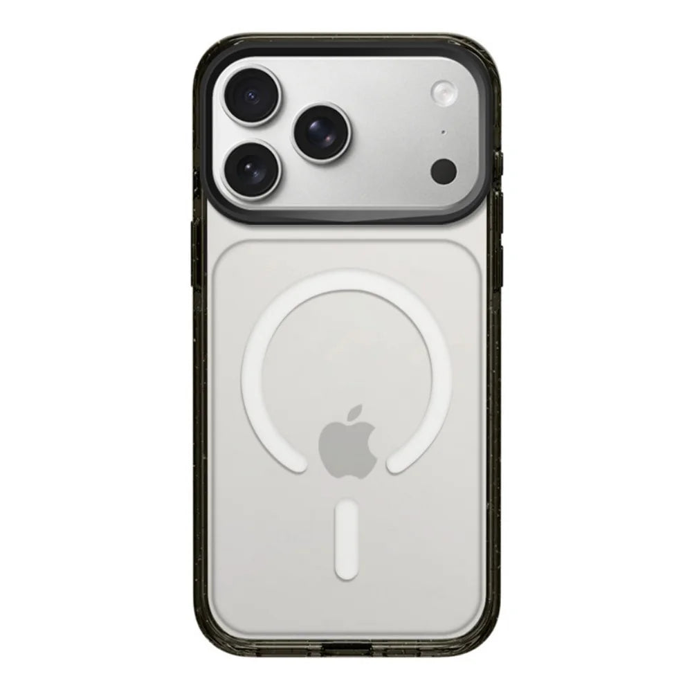カラフル ネオンカラー ラメ入り 透明 iPhoneケース｜Magnet内蔵 #260516