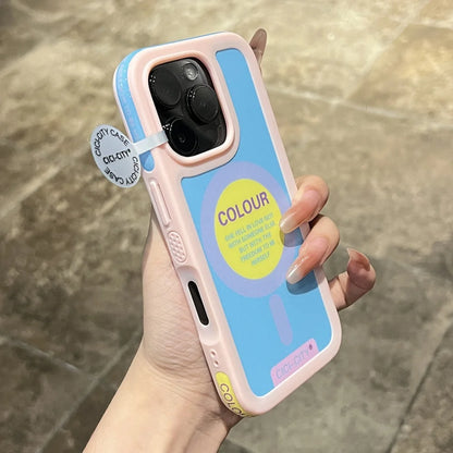 【ポップシリーズ】カラフル幾何学デザイン ポップカラー スマホケース｜iPhone対応 #251030