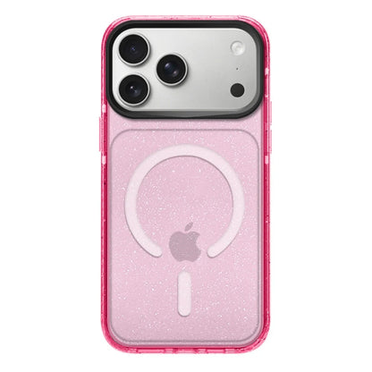 カラフル ネオンカラー ラメ入り 透明 iPhoneケース｜Magnet内蔵 #260516