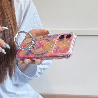 韓国風 シェル チェック柄 ダイヤパターン iPhoneケース ＃261117