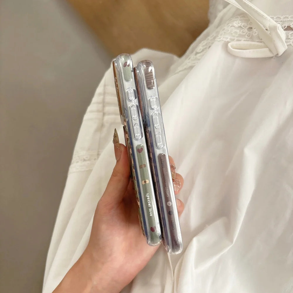 【レトロ】ヒョウ柄 レザー調 リングスタンド Magnet内蔵 iPhoneケース｜韓国っぽ・ブラウン系 レオパード PCA #261287