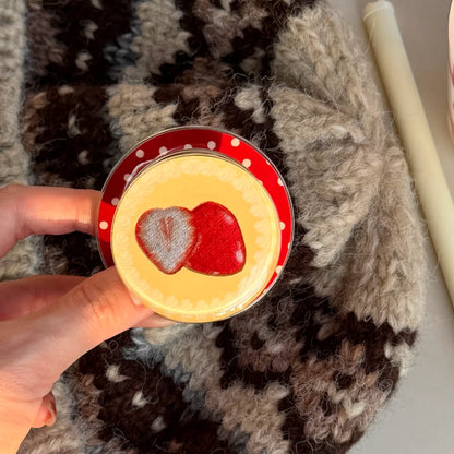 【Magnet内蔵】ストロベリーケーキ スイーツモチーフ × ポップソケット スマホケース｜iPhone対応 #240803