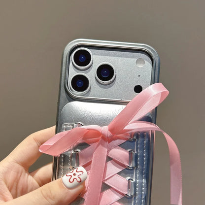 編み上げリボン iPhoneケース｜レースアップ風デザイン #240517