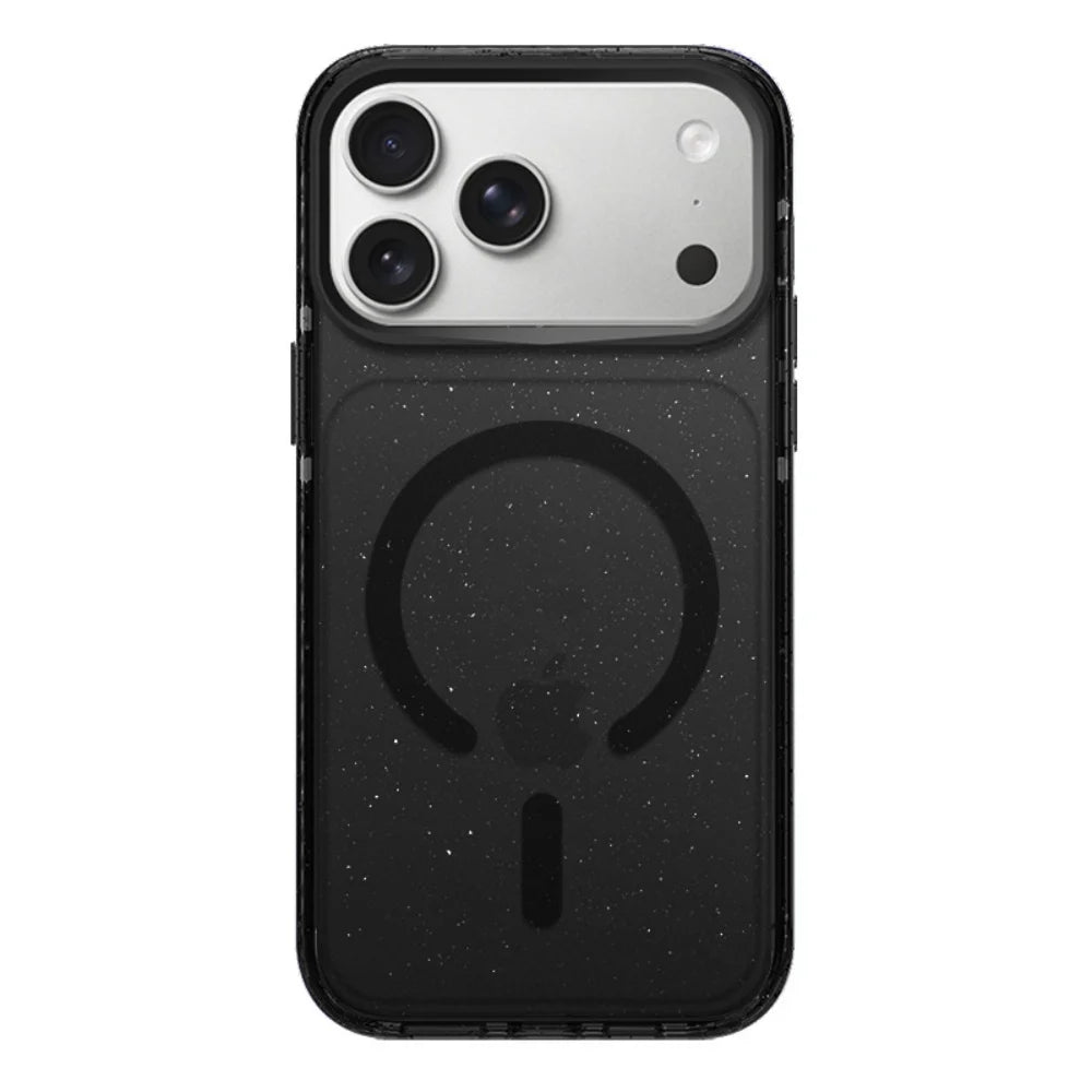 カラフル ネオンカラー ラメ入り 透明 iPhoneケース｜Magnet内蔵 #260516