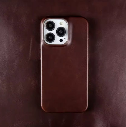 【本革シリーズ】フルグレイン オイルワックス プレミアムレザーケース｜iPhone対応 #240918