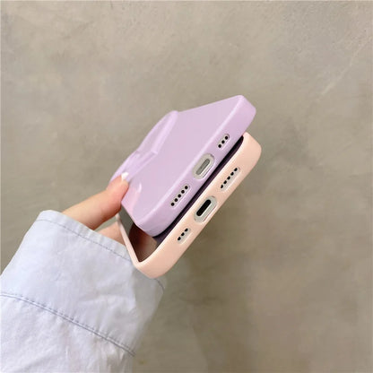 【ぷっくり立体ハート】シリコンスマホケース｜iPhone対応 #250706