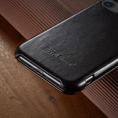 【ブックスタイル】シンプルレザー 手帳型 iPhoneケース #240209