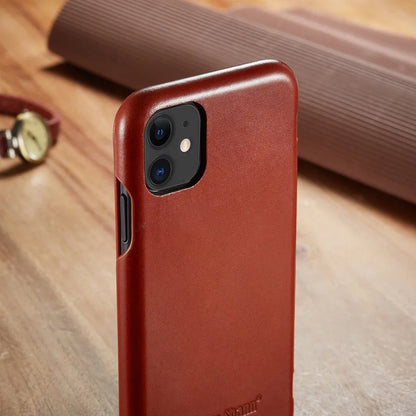 【ブックスタイル】シンプルレザー 手帳型 iPhoneケース #240209