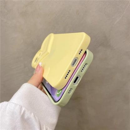 【ぷっくり立体ハート】シリコンスマホケース｜iPhone対応 #250706