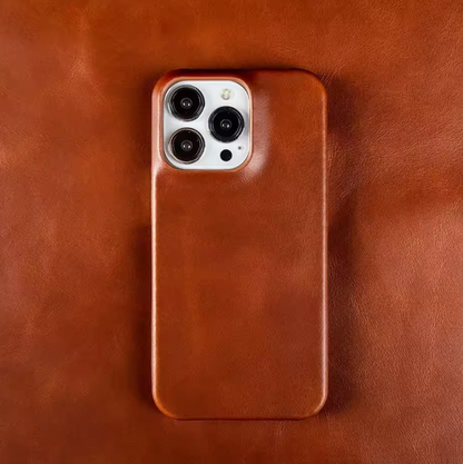 【本革シリーズ】フルグレイン オイルワックス プレミアムレザーケース｜iPhone対応 #240918