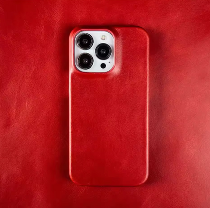 【本革シリーズ】フルグレイン オイルワックス プレミアムレザーケース｜iPhone対応 #240918