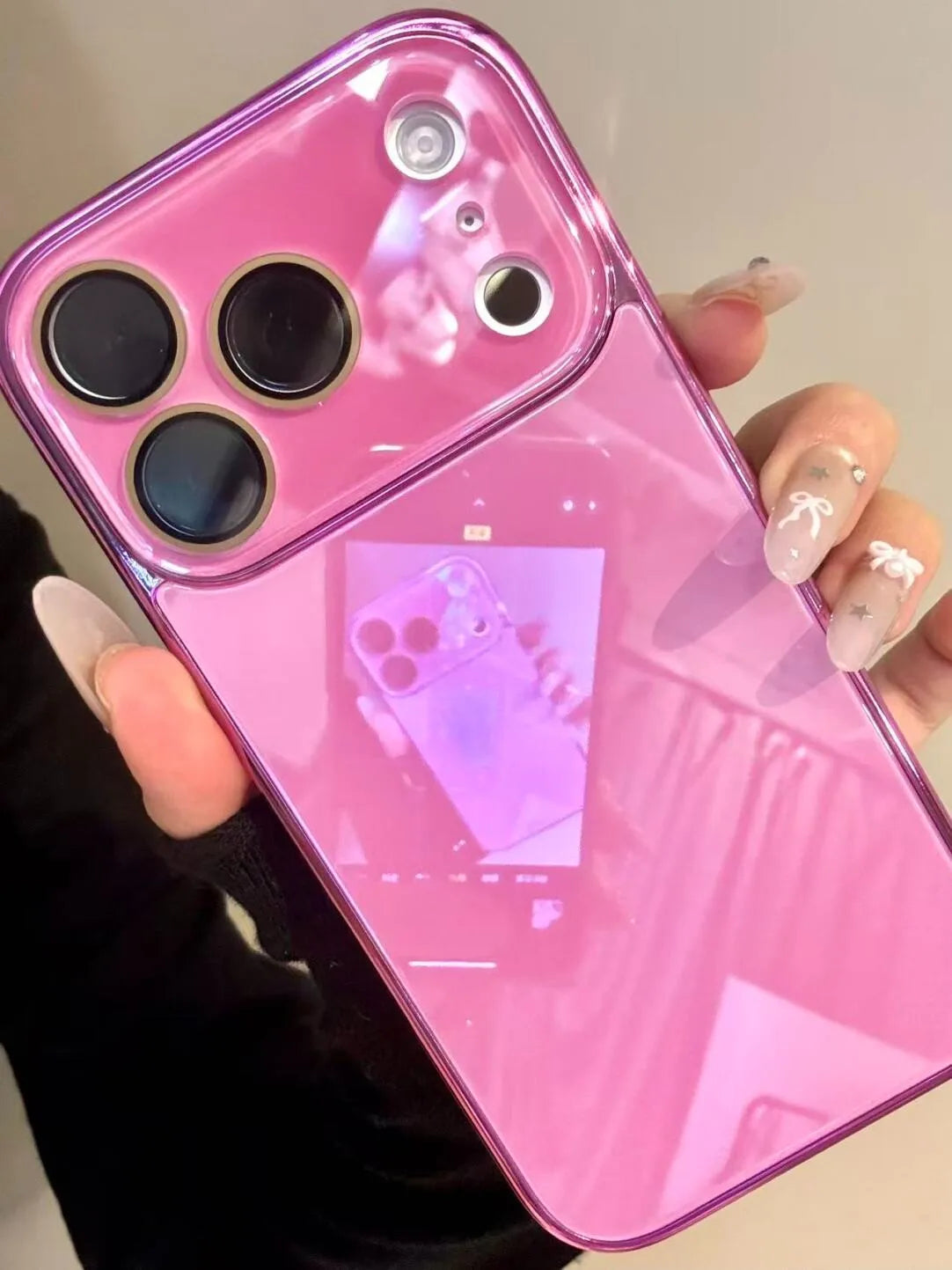 【メタリックミラー】グロスカラー × 光沢 スマホケース｜iPhone対応 #250126