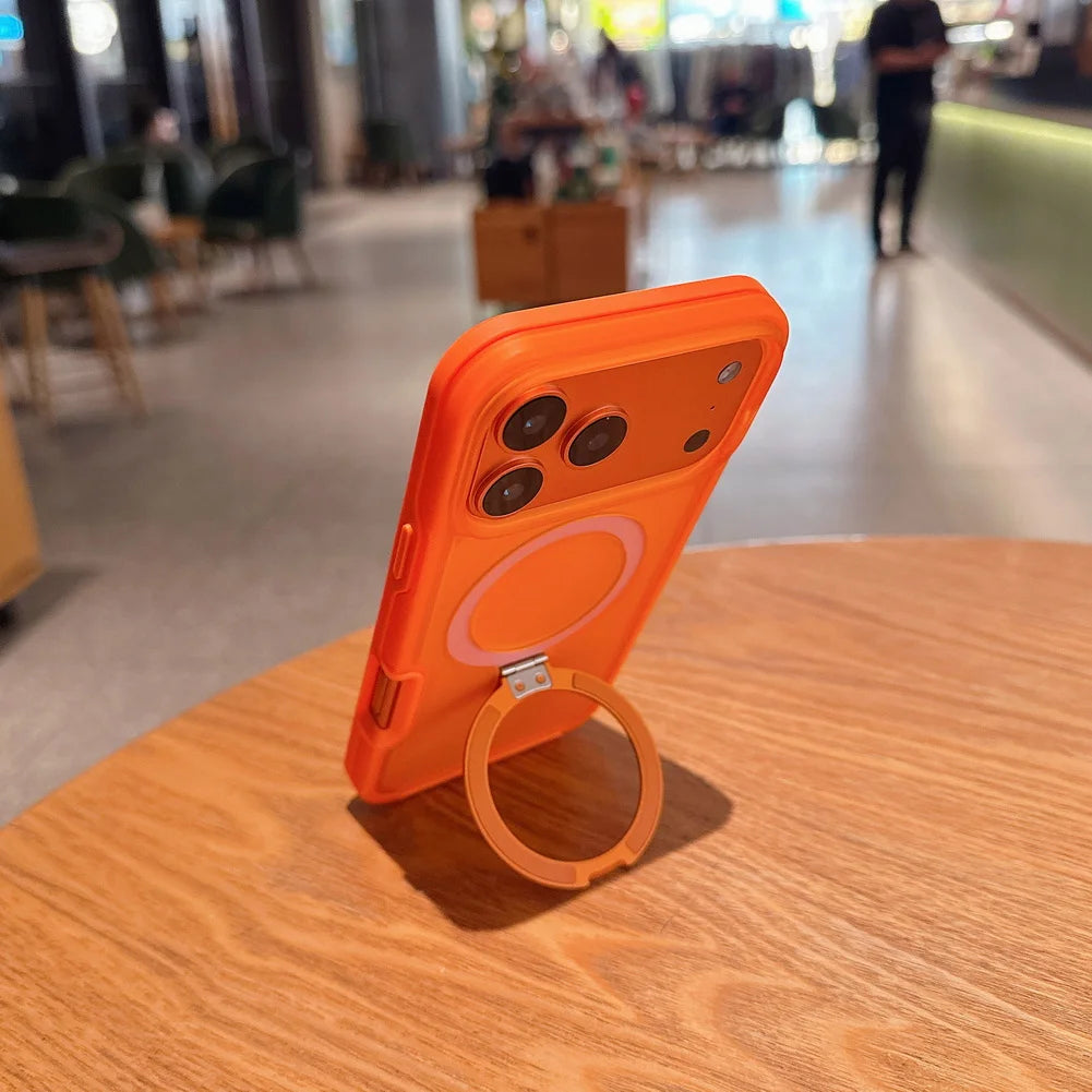 半透明 マグネット内蔵 iPhoneケース (全12色) トレンディ・アクティブ #261195