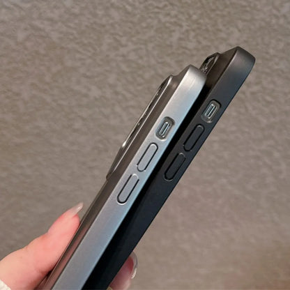 【スポーツカーシルエット】モダン マットデザイン 耐衝撃 スマホケース｜iPhone対応 #250413