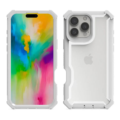 クリア バンパー ネオンフレーム iPhoneケース｜耐衝撃プロテクトデザイン #240108