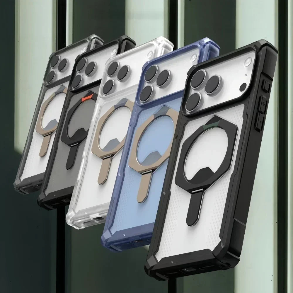 ソリッドフレーム マグネット内蔵 iPhoneケース クリアフレーム (全5色) フューチャー・ギア #261230